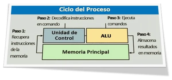 Ciclo del proceso de una CPU